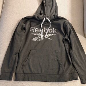 Reebok Men's Charcoal Hoodie Sweater